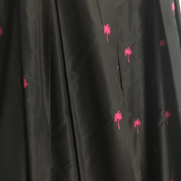 Rare VHTF Lilly Pulitzer Hostess Maxi Vintage White Label Silk Palm Tree Gown - Picture 10 of 16